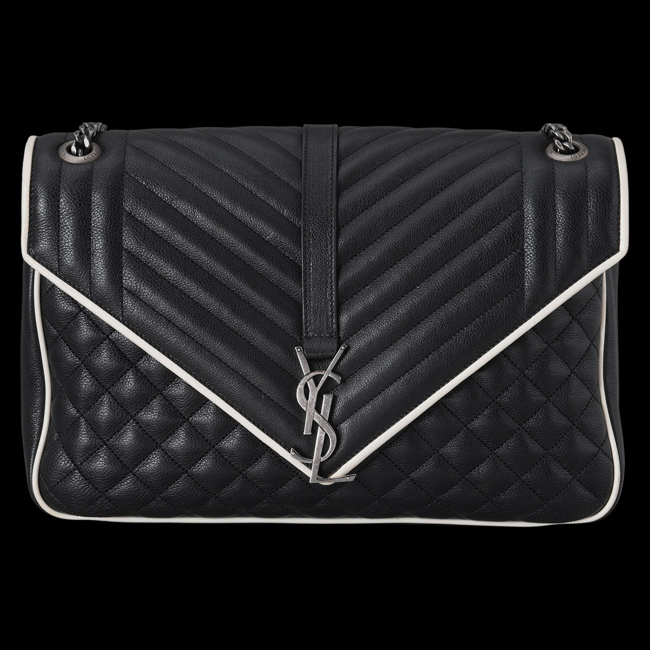 YVES SAINT LAURENT(USED)생로랑 앙브로프 체인 숄더백 라지